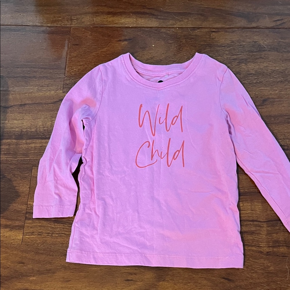 Cotton On Kids Wild Child Pink Long Sleeve Shirt